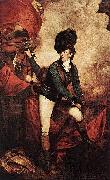 Sir Joshua Reynolds Portrait of Sir Banastre Tarleton oil painting artist